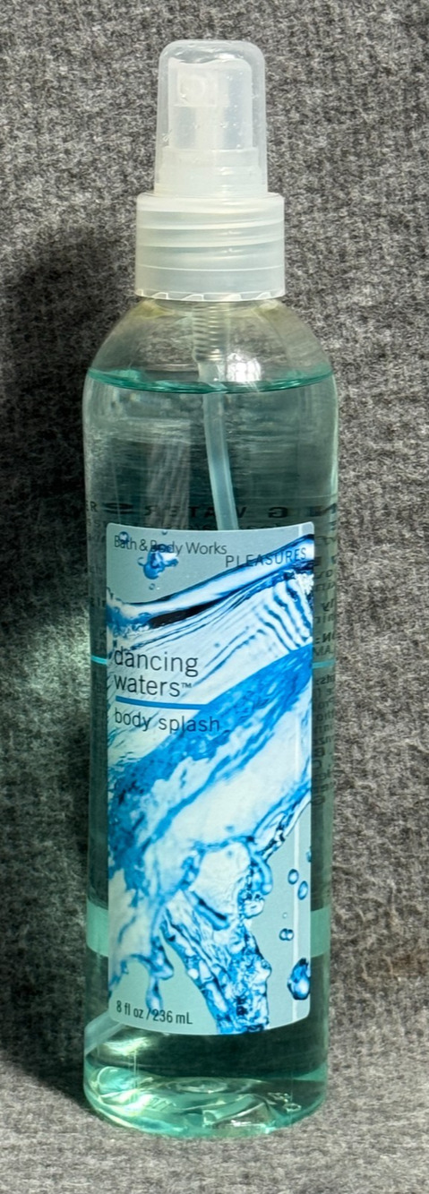 Bath & Body Works Pleasures Dancing Waters Body Splash Spray 8 oz - Discontinued